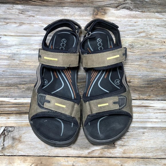 ECCO Yucatan Outdoor Hiking Nubuck Sandals Men 7 - Picture 5 of 9